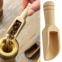 Clearance! Liulin 1Pc Mini Wooden Spoons, Small Wooden Spoons for Spice Jars, Tiny Spoons for Beans, Rice, Tea Flour, Coffee, Washing Powder, and Candy, Spice Spoon, Bath Salt Scoop, 3 Inch Long