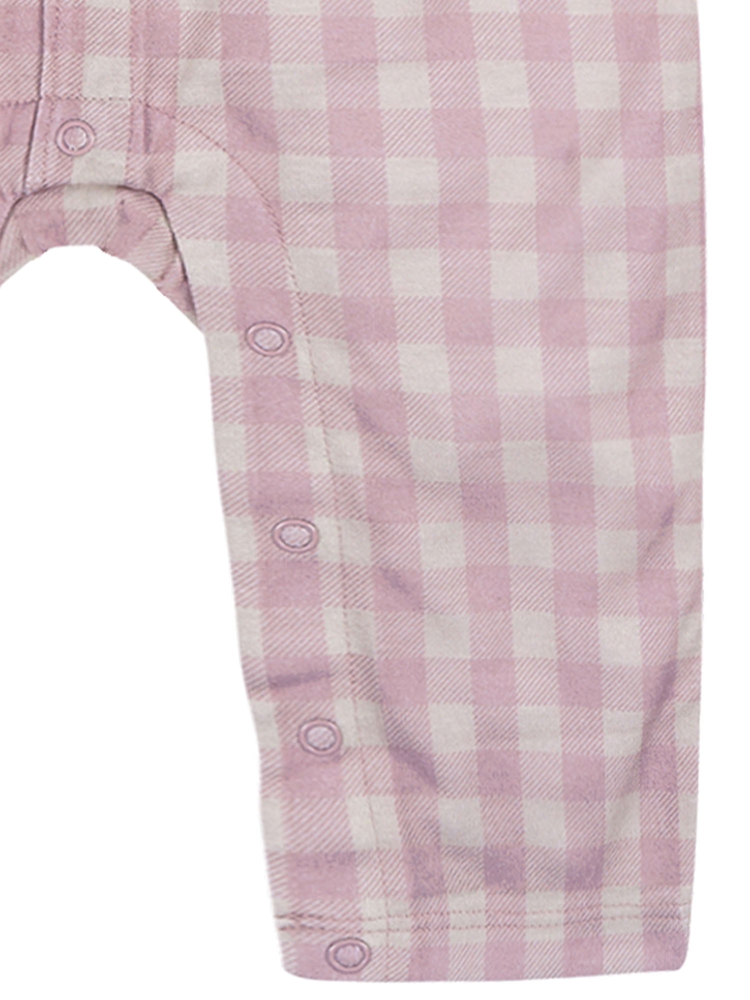 Modern Moments by Gerber Neutral Pajama Romper with Pocket, Sizes 0/3 Months - 18 Months
