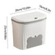 thumbnail image 3 of Kitchen Garbage Bin Wall Mounted Household Bathroom Toilet With Lid Living Room Cabinet Hanging Kitchen Waste Storage Bin, 3 of 6
