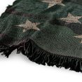 thumbnail image 3 of American Flag Distressed Woven Tapestry Cotton Blend Fringed Throw Blanket, 50"x60", 3 of 6