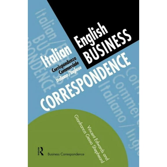 Languages for Business Italian/English Business Correspondence, (Paperback)