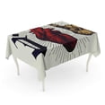 thumbnail image 1 of LADDKE Love Rock N Roll Medieval Real Heart and Hand Tablecloth Table Desk Cover Home Party Decor 52x70 inch, 1 of 1