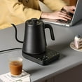 thumbnail image 2 of 1pc Electric Kettles, Gooseneck Electric Kettle with ±1℉ Temperature Control, 304 Stainless Steel Inner Liner for Quick Heating - Ideal for Pour Over Coffee & Brewing Tea, Boiling Hot Water, 2 of 7
