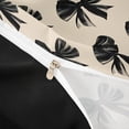 thumbnail image 4 of meiyoeat Black Bows Bedding For Girls,Kawaii Coquette Bowknot Duvet Cover Full For Kids,Black Reversible,3-Piece(No Comforter), 4 of 6
