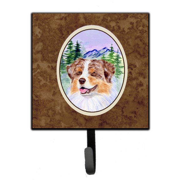 Carolines Treasures SS8001SH4 Australian Shepherd Leash Holder or Key Hook, Small, Multicolor