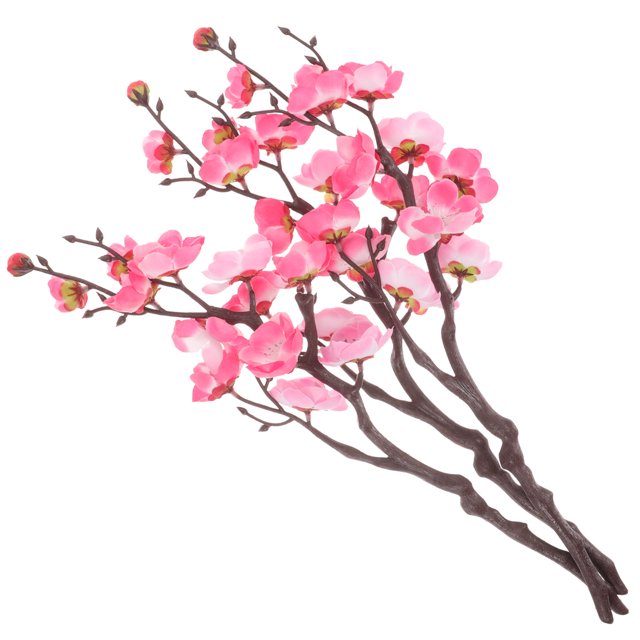 unbranded 3Ud Ramos Artificiales De Ciruelo Rosa Con Para Hogar Y Eventos