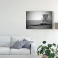 thumbnail image 3 of Trademark Fine Art 'Lifeguard In Black and White' Canvas Art by American School, 3 of 4