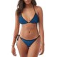 thumbnail image 1 of Disketp Deep Blue Glitter para Bañador de Dos Piezas para Mujer, Bikini Sexy Halter String, Conjunto de Bikini en Triángulo, 1 of 6