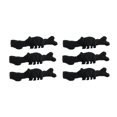 thumbnail image 1 of 6 Piece Matte Black Forest Bear Cast Iron Drawer Pull Cabinet Knob Set, 1 of 3
