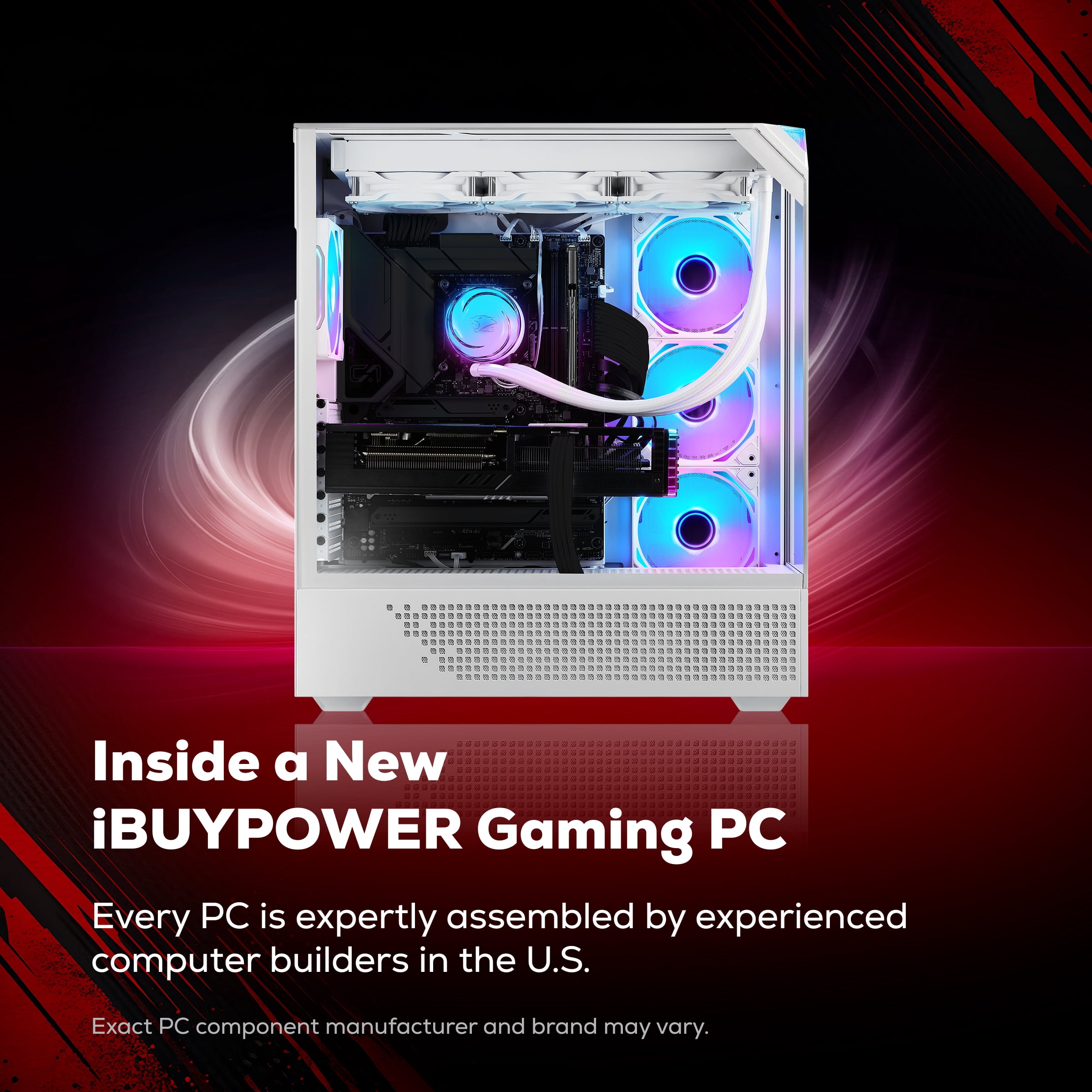 iBUYPOWER Element Pro Gaming Desktop PC - AMD Ryzen 7 7800X3D, RTX 5070, 16GB DDR5, 1TB NVMe