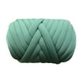 thumbnail image 3 of Cotton Polyester Chunky Yarn Tube Giant Yarn for Rug Making Carpets Handbag Dark Green, 3 of 8