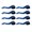 Blue, variant on Mega Cargo Control USA 8-pack Heavy Duty 4” x 30’ Winch Strap w/ Loop End, 5400 lbs Wll, Blue