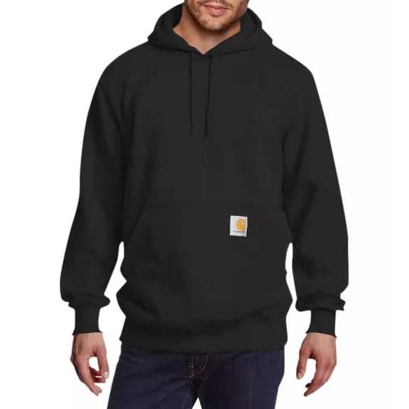 Men's Relaxed Fit Fleece-Lined Pullover Hooded Sweatshirt Comfortable and Soft