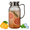 Gray, variant on Bxaolu 1 Pack Plastic Pitcher 33.8 Oz, Clear Pitcher with Lid, Water Jug for Fridge, BPA-Free, Ice Tea Pitchers for Juice, Lemonade, Sangria, Milk, Coffee, Cold or Hot Beverages
