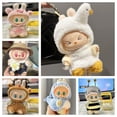 thumbnail image 2 of Ropa para muñecas de peluche en miniatura, accesorios y atuendos para muñecas ídolos de Corea del Kpop Exo Labubu V1 V2, ropa de regalo de dinosaurio de ganso y macarrón, 2 of 5