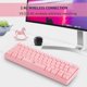 thumbnail image 5 of G61 61 Teclas RGB Retroiluminado Modo dual Teclado inalámbrico Gaming PC Teclado de computadora Ndcxsfigh Para estrenar, 5 of 8