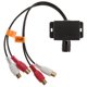 thumbnail image 2 of BRIGHTFUFU Perilla de control de volumen de audio bajo del nivel de ganancia del amplificador estéreo del coche con 2 conectores RCA, 2 of 7
