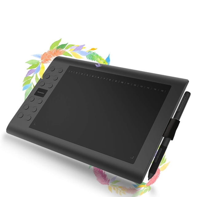Tableta gráfica GAOMON M106K PRO de 25 x 16 cm
