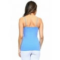 thumbnail image 3 of Women's Seamless Triple Criss-Cross Front Cami Tank Top, Ice Blue, One Size, 1PC, 3 of 6