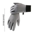 thumbnail image 3 of Winter Gloves Women,Winter Gloves Women Men for Cold Weather,Running Driving Cycling,Water-Resistant & Touch Screen,Snow Ski Gloves Liner,Warm Glove for Daily Work & Sports Outdoor(XL Size,Grey), 3 of 7