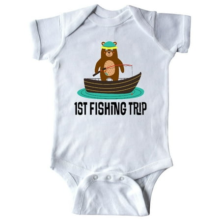 

Inktastic 1st Fishing Trip Gift Baby Boy Bodysuit