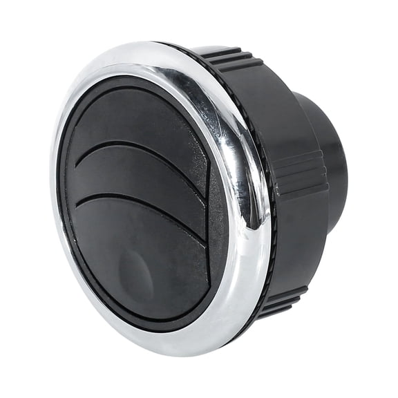 Unique Bargains Universal Integral Style Round Air Conditioning Vent Deflector Outlet Louvered for RV Bus Yacht