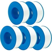 5 Rolls Premium Teflon Tape Plumbing, Plumbers Tape for leaks, PTFE Tape, Thread Seal Tape for Shower Head, Waterproof Pipe Sealant Tape, Water Hose Faucet Repair Sealing Tape (0.71Inch*590Inches)