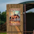 thumbnail image 2 of Placa Metal Vintage Westside Cowboy Pintura Hierro Rectangular Pared 20x30cm, 2 of 9