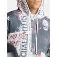 thumbnail image 4 of Halloween Men's & Big Men's Michael Myers Graphic Hoodie Sweatshirt, Sizes XS-3XL, 4 of 5