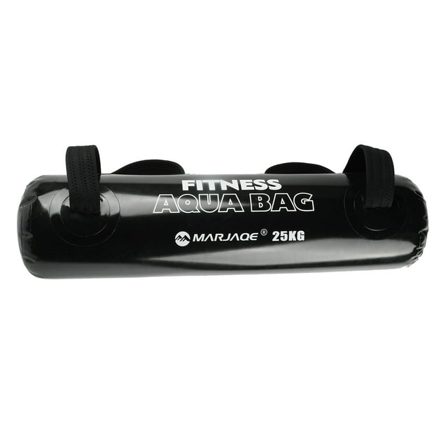 Bolsa de arena para Fitness-bolsa de agua-Entrenamiento de núcleo y rio-Equipo de Fitness portátil para entrenamiento de núcleo-pesas de agua, Negro Macarena Bolsa de arena de entrenamiento
