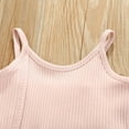 thumbnail image 4 of Kiplyki New Arrivals Pants for Toddler Girls Ribbed Suspender Vest Flared Outfits Set, 4 of 8