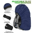 thumbnail image 6 of BinKFF Waterproof Rain Cover for Backpack, Backpack Rain Cover with Reflective Strip and Antislip Cross Buckle Strap, Ultralight Compact Portable, for Cycling, Hiking, Camping, Traveling, 6 of 7