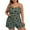 Green, variant on Fengactive Women's Plus Size Pajama Set Cute Cartoon Print Sleepwear Cami Top and Shorts Loungewear