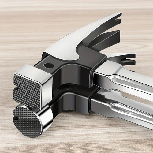 Versatile High Carbon Steel Hammer - Double - Groove Octagonal Round Head