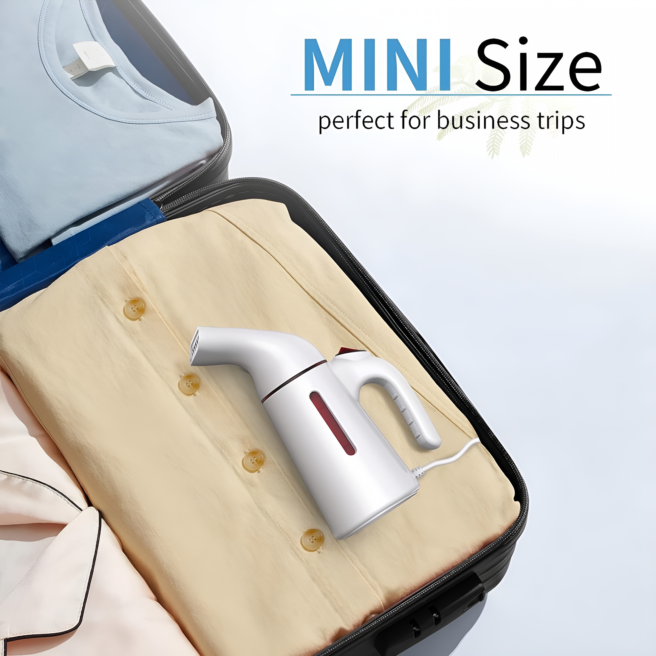 HIBIBUD 2026 New Steamer for Clothes,700W Powerful Handheld Garment Steamer,Portable Travel Steam Iron,150Ml Water Tank for Home, Travel, Clothing, Garment Care, Wrinkle Removal, Fabric Refreshing.