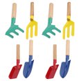 thumbnail image 2 of 1 set of Garden Trowel Garden Hand Tool Digging Transplanting Shovel Metal Trowel Fork Rake, 2 of 9
