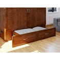 thumbnail image 6 of AFI Hamilton Full Solid Wood Murphy Bed Chest with Built-In Charger in Walnut, 6 of 7