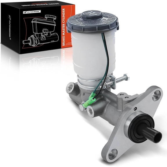 A-Premium Brake Master Cylinder with Reservoir and Cap Compatible with Honda Vehicles - Civic 1988-1991/1993-1995, Civic del Sol 1994, CRX 1990-1991 - Replace OE# 46100SH3G12, 46100SH3G13