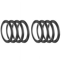 8PCS Whiteboard Tape, Black Pinstripe Tape, 3 mm Width Pin Striping Tape, for Classroom,Conference Display (PET)