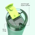 thumbnail image 4 of Bubba Water Bottle, 32 Oz, Stainless Steel, Vacuum Insulated Leakproof, DualSip 2-Way Lid, Tropical Eclipse, 4 of 10