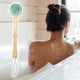 thumbnail image 5 of Depurador de espalda para baño de ducha, cepillo corporal de silicona con mango largo para piel exfoliante verde, 1 ud., 5 of 7