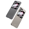 thumbnail image 3 of Allytechgroup Galaxy Z Flip 6 Case with Screen Protector, Skin Friendly Slim Fit Shockproof Rugged Hybrid Anti-Scratch Bumper Phone Case for Samsung Galaxy Z Flip6, Titaniumgray, 3 of 6