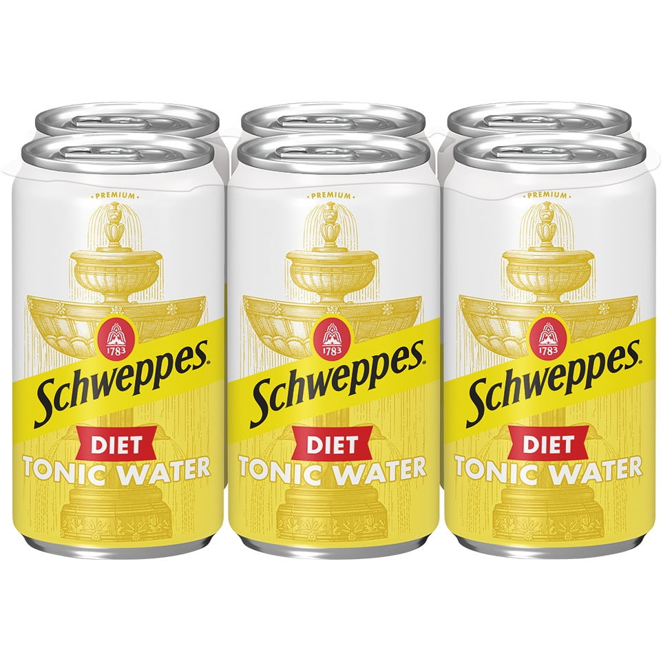  Diet Schweppes Tonic Water 7.5 fl oz mini cans 6 pack - Walmart.com 