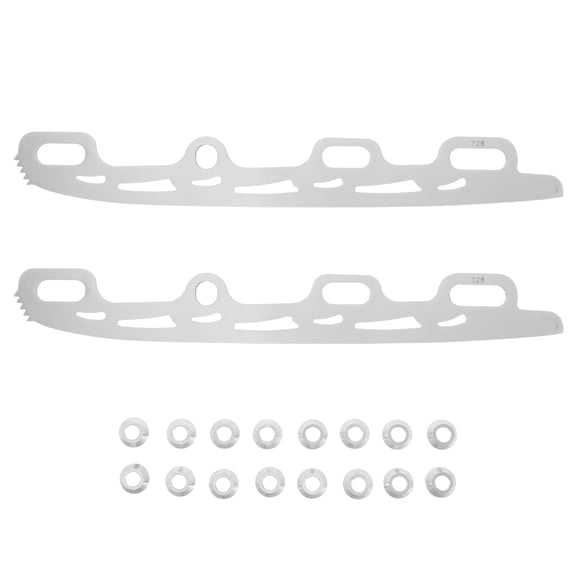 FENGGUIQU 1Pair Interchangeable Stainless Steel Ice Skate Blades Lightweight Figure and Hockey Skate Accessories