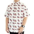 thumbnail image 1 of Mens Patriotic American Flags Button Down Shirt Stars and Stripes Sizes Med-5X, 1 of 2
