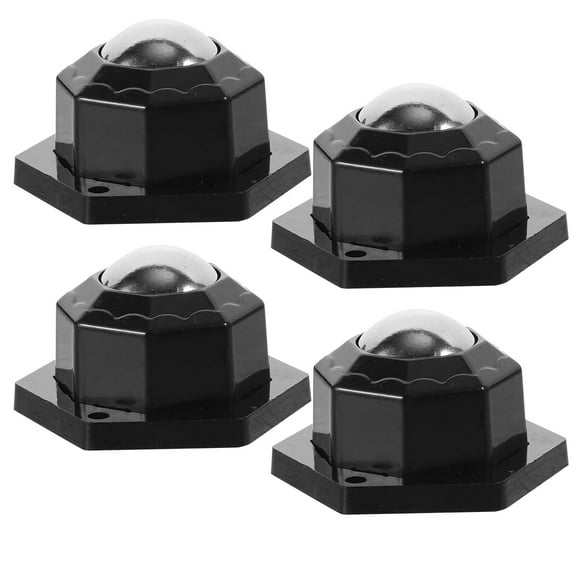 HOMEMAXS 4pcs Small Wheels 360 Degree Wheels Furniture Movable Wheels Pasted Mini Caster Wheels