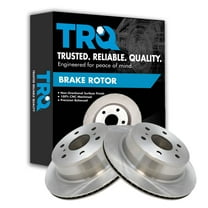 TRQ Rear Disc Brake Rotor Pair Set for Avalanche / Escalade /Escalade ESV / Escalade EXT / Sierra 1500 / Silverado 1500 / Suburban / Suburban 1500 / Tahoe / Yukon / Yukon XL / Yukon XL 1500
