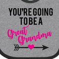 thumbnail image 4 of Inktastic You're Going to Be a Great Grandma Boys or Girls Baby Bib, 4 of 4