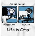 thumbnail image 2 of Online Dating Reality Funny Catfish Women's Graphic T Shirt Tees Brisco Brands S, 2 of 5