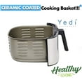 thumbnail image 4 of Yedi Evolution Air Fryer, 6.8 Quart, Stainless Steel, Ceramic Cooking Basket, with Deluxe Accessory Kit and Recipe Book, 4 of 6